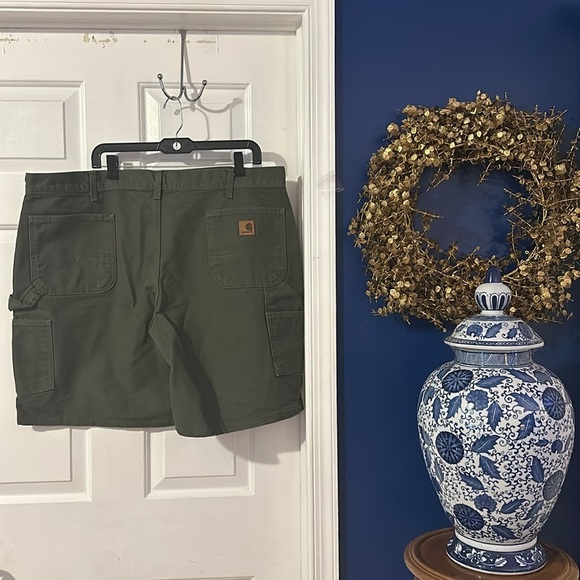 NWOT Men’s Carhartt Original Fit Duck Canvas Workwear Carpenter Shorts Size 42 - Picture 5 of 8